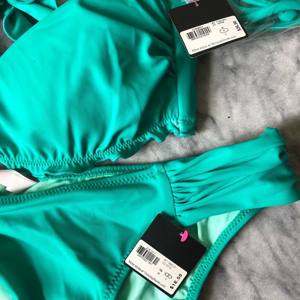 🌴NWT VS Teal Bikini Set! Top & Bottom 💚 - Picture 3 of 8